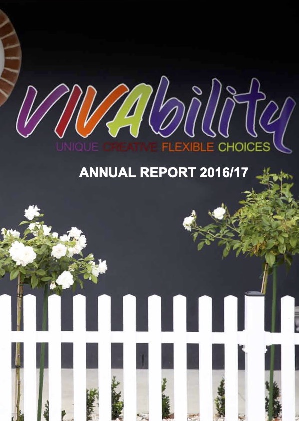 image of cover of Vivability 2016/2017 Annual Report