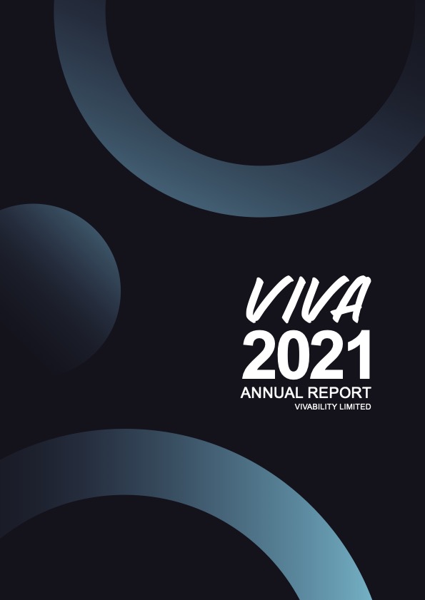 image of front cover of Vivabiility Annual Report 2021